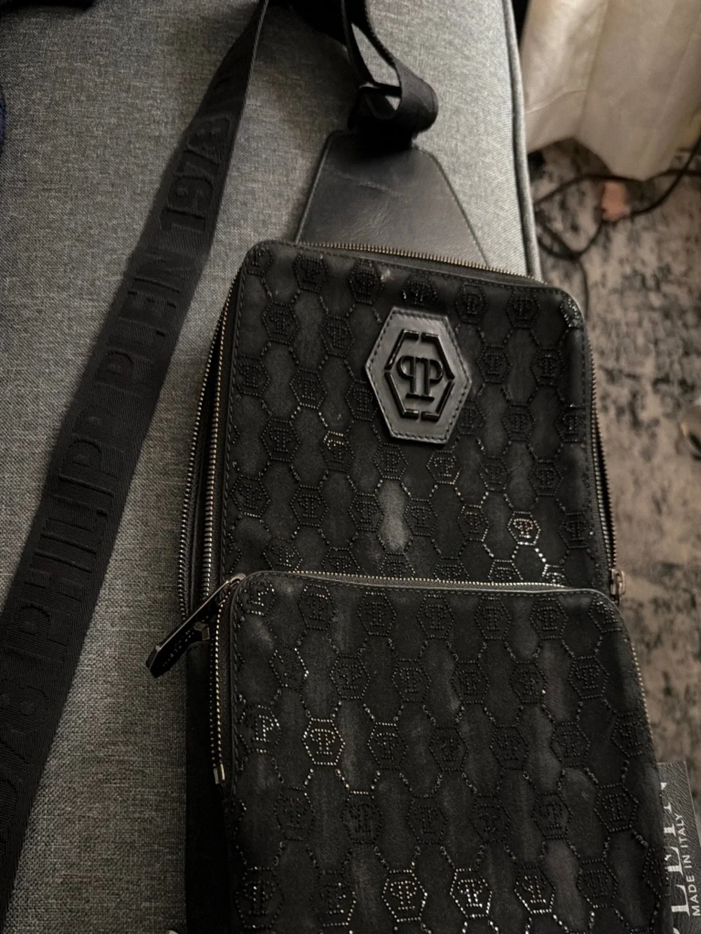Phillip plein cross body sling bag
